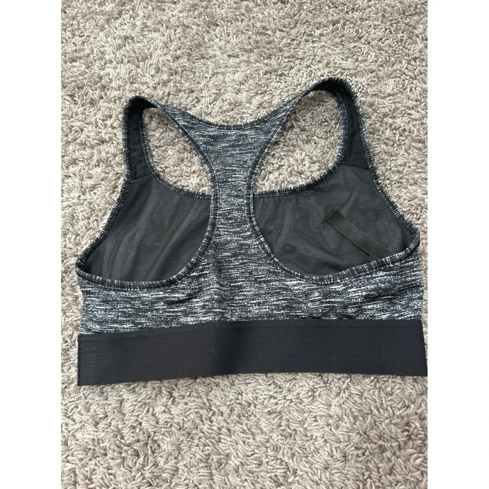 Victoria Sport Racerback Sports Bra Gray Black‎ Small